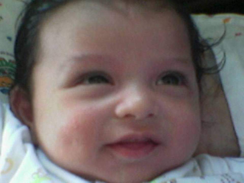 Jehan as a baby